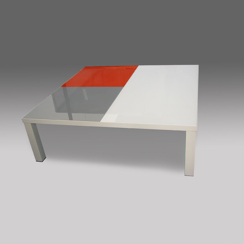 Alu + Glass Table