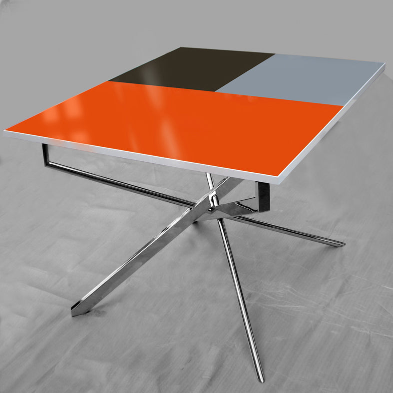 Alu + Glass Table