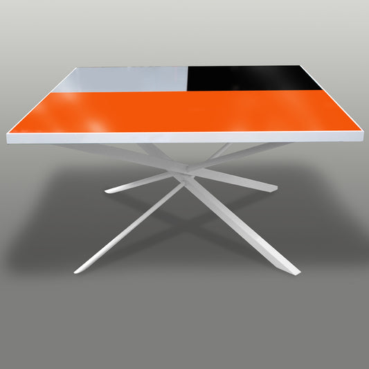 Alu + Glass Table